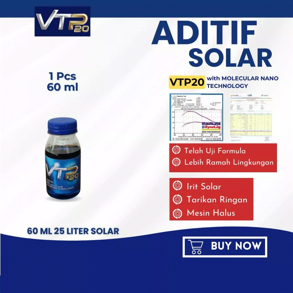 Aditif Campuran Solar VTP20 - 60ml